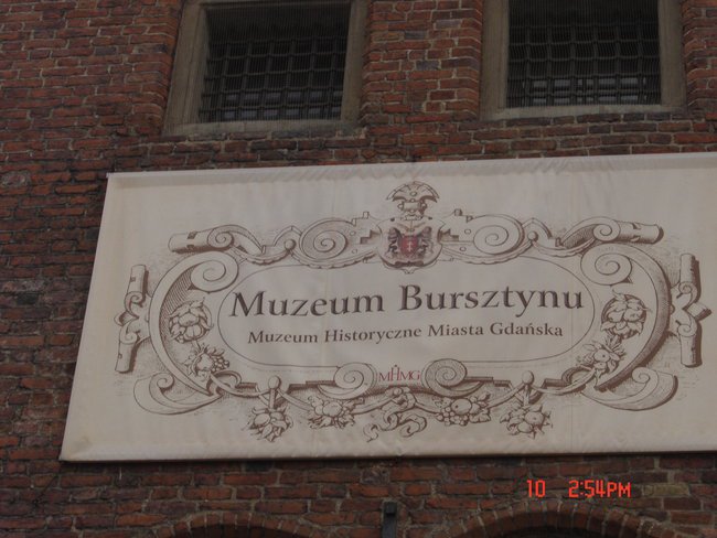 Zwiedziłam Muzeum Bursztynu w Gdańsku.