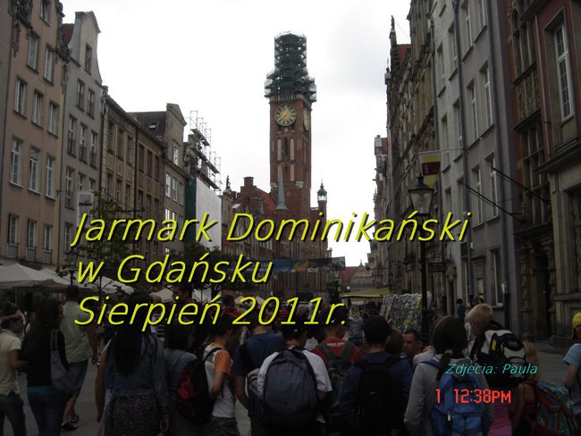 Jarmark Dominikański w Gdańsku. Sierpień 2011r.