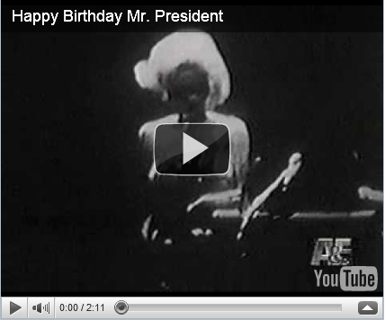 Marilyn Monroe - Happy Birthday Mr. President