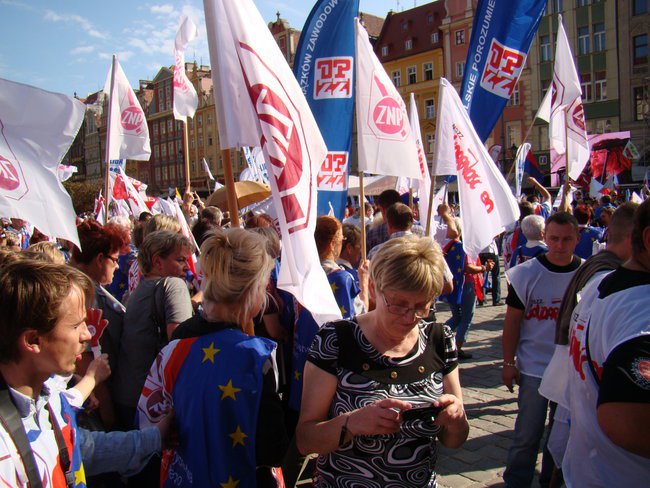 Marsz Solidarności   we Wrocławiu. 17.09.2011.