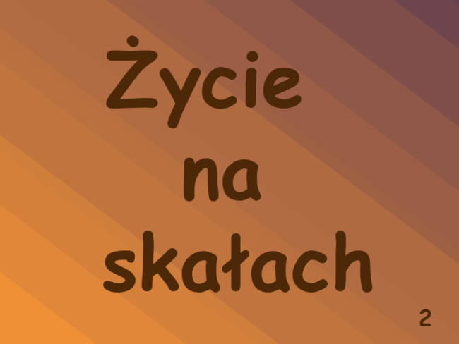 ZAMIESZKAĆ NA SKAŁACH