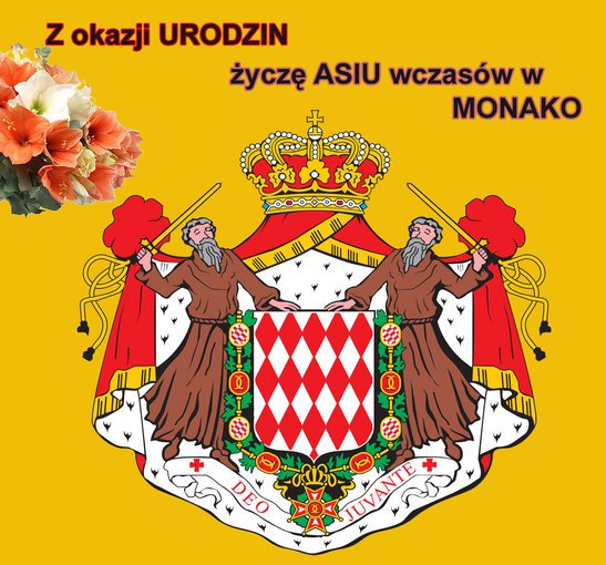 Dla ASI  życzenia z okazji urodzin