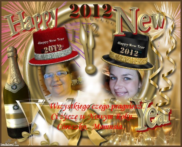 Wszystkiego Najlepszego ..W Nowym 2012.                        roku..Życzy Lilianka