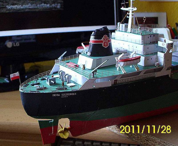 MUJ NAJNOWSZY STATEK ZIEMIA SZCZECIŃSKA