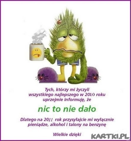 ŻYCZENIA NA 2012 ROK DLA RYŚKA G. I JEGO RODZINY