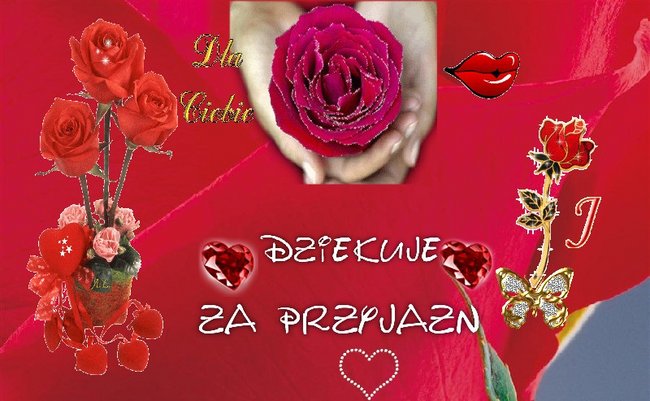 To tylko ja..dziekuje  za Wasza przyjazn kochani.