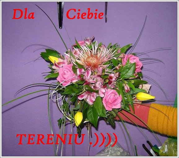 Dla Ciebie Tereniu :)