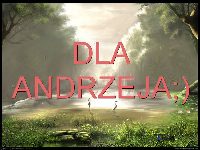 Dla ANDRZEJA;)