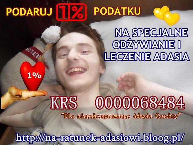 serce i pomocna dłon dla adasia czuchty-irek