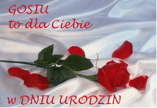 W dniu urodzin Małgosi W.