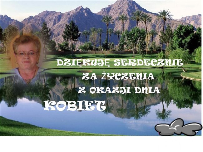 DZIĘKUJE PANOM ZA ŻYCZENIA