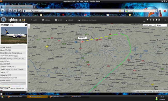 Lot Balice-Bolonia-Balice