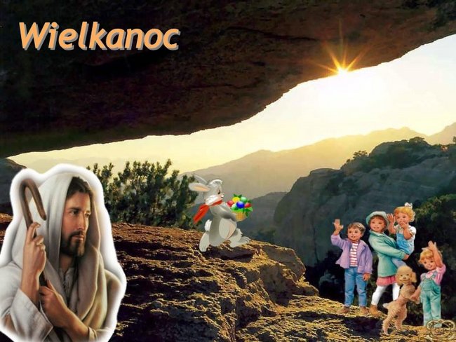 Życzenia Wielkanocne dla znajomych ze Slajdzika.