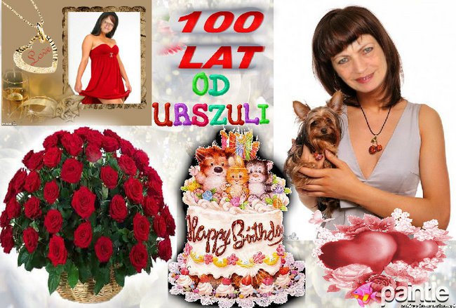 DLA KOCHANEJ BOŻENKI Z OKAZI URODZIN OD URSZULI