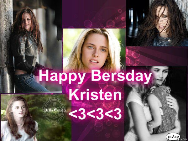 Happy Bersday Kristen!