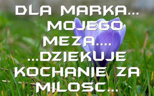 DLA MOJEGO MĘŻA