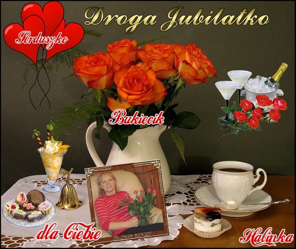 KOCHANEJ SIOSTRZYCZCE ZOSI W DNIU IMIENIN I URODZIN HALINKA