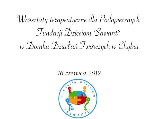 Warszataty terapeutyczne