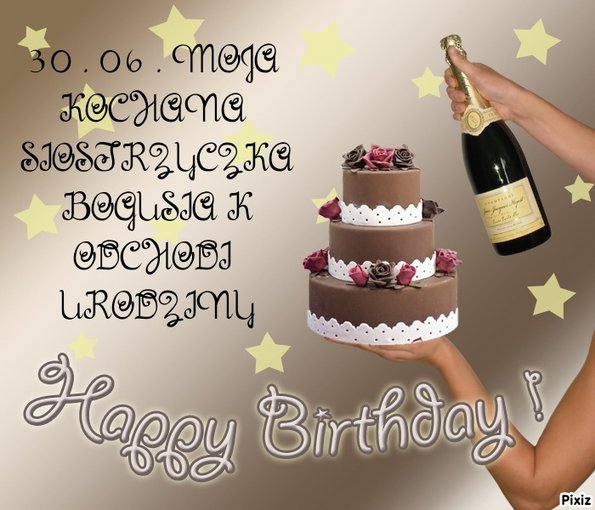 DLA  MOJEJ   KOCHANEJ   BOGUSI   KARKOCHA  -  WSZYSTKIEGO  NAJLEPSZEGO  W  DNIU  URODZIN