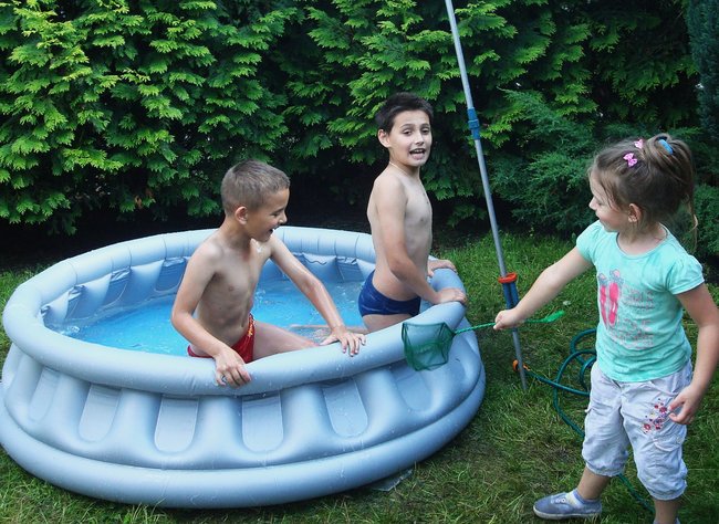 Szaleństwa w basenie