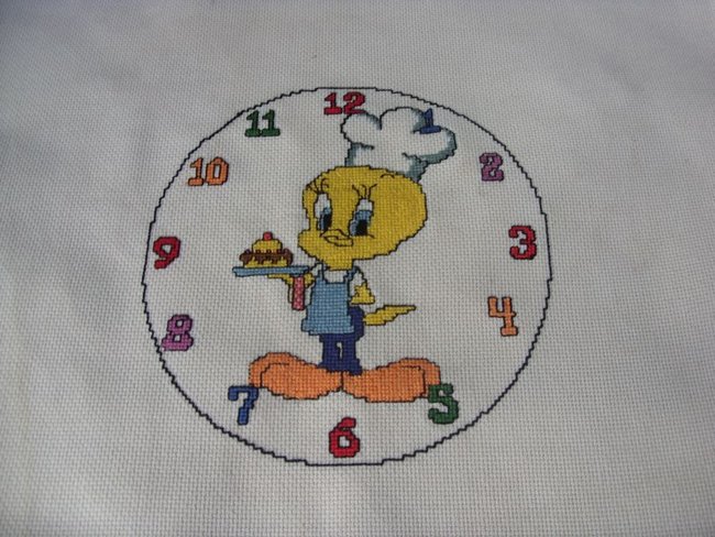 moje haftowane  zegary