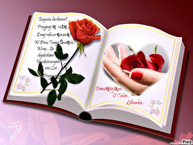 Dla wspaniałej Bogusi z Okazjii urodzin!!