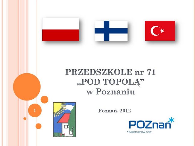 Comenius (wersja polska) prezentacja przedszkola