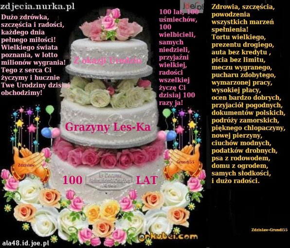 Z okazji Urodzin Grazyny