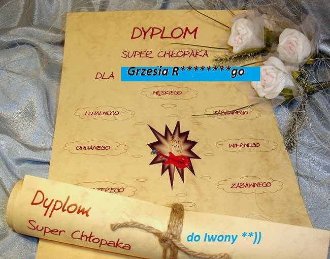 W dniu chłopaka od Iwony**))))