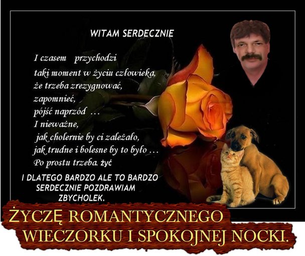 MIŁEGO ROMANTYCZNEGO WIECZORU...