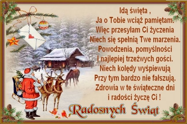 DLA PRZYJACIÓŁ WESOŁYCH  ŚWIĄT