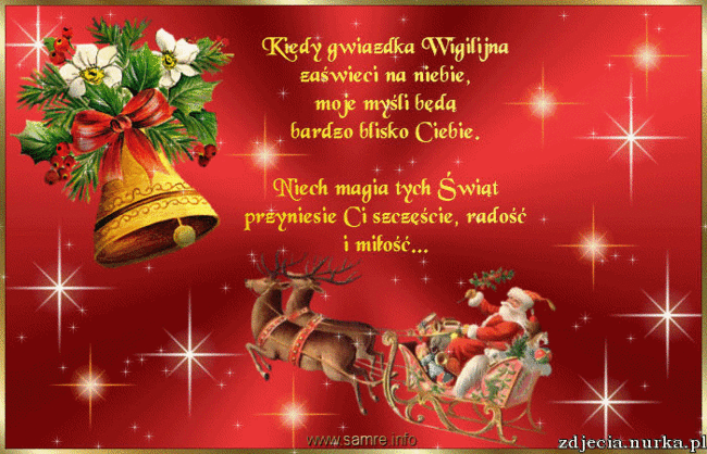 WESOŁYCH ŚWIĄT BOŻEGO NARODZENIA