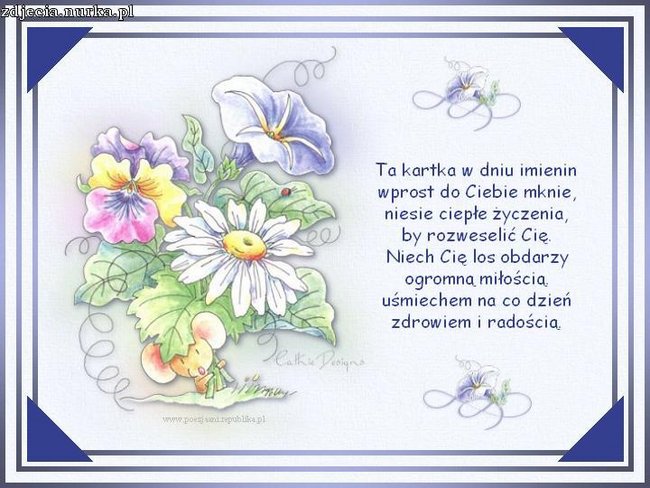 ,,ŻYCZENIA IMIENINOWE DLA WSZYSTKICH EWUNI ÓW I ADAMÓW