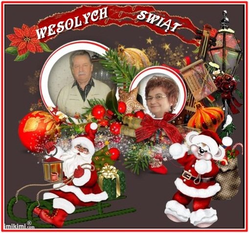 WESOŁYCH ŚWIĄT dla moich przyjaciół