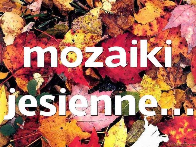 jesienne wspomnienia