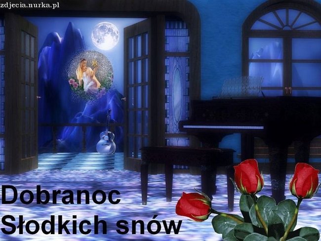 Gwiazdki na niebie, a księżyc w pełni, pomyśl życzenie, a wkrótce się spełni.