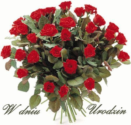 W  Dniu Urodzin Wszystkiego najlepszego duzo szczescia.