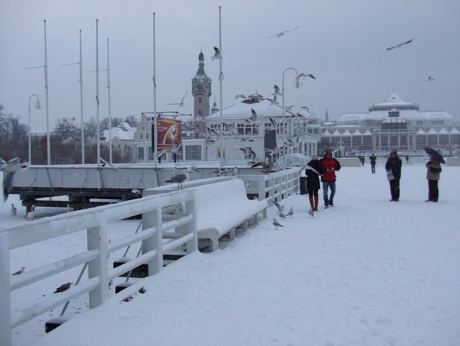 Sopot zimą też jest piękny...