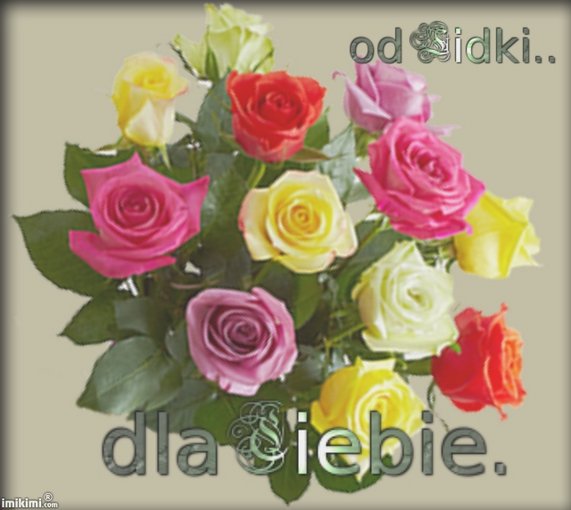 Slicznie dziekuje za zyczenia urodzinowe..