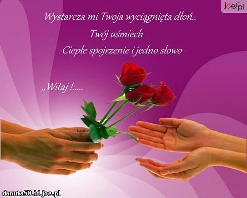 Potrzebuję słońca, aby dzisiaj wstać