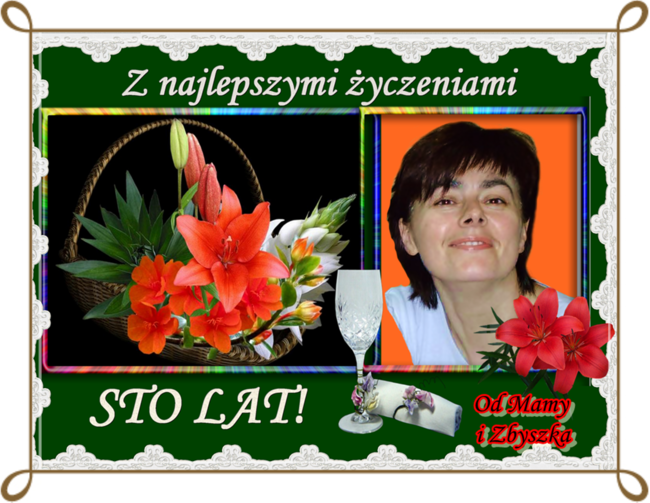 KOCHANEJ SYNOWEJ MAŁGOSI....;)