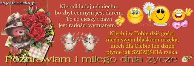 ,,MIŁEJ NIEDZIELI ŻYCZĘ
