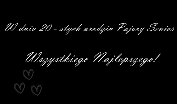 Dla Pajory Senior.