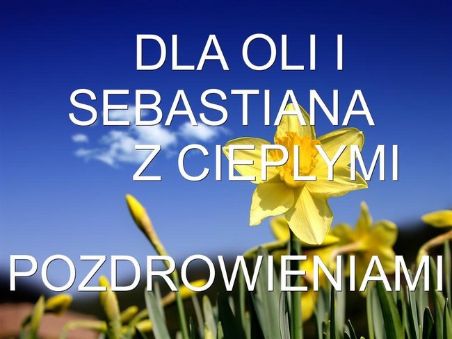 DLA OLI I SEBASTIANA;)