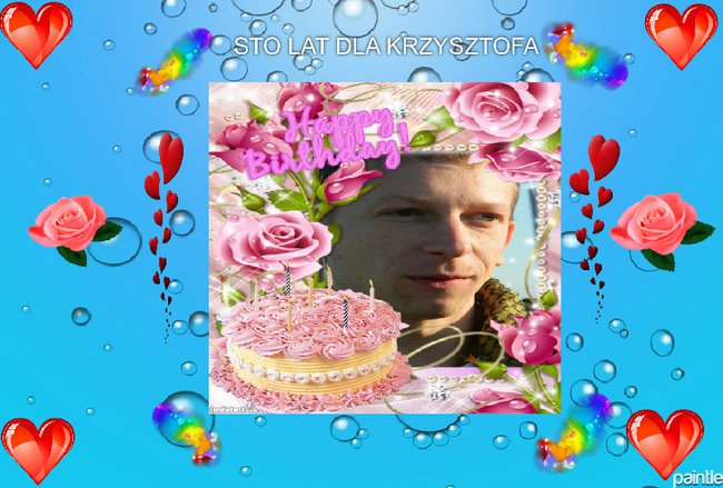 ,,ŻYCZENIA URODZINOWE DLA KRZYSZTOFA