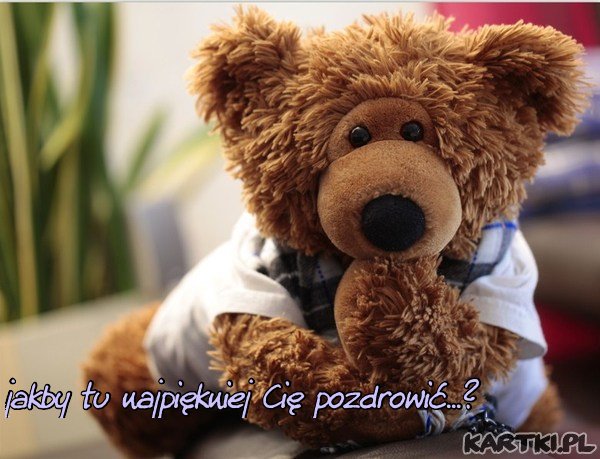 Jesiene pozdrowienia dla przyjaciół zasyła Basia