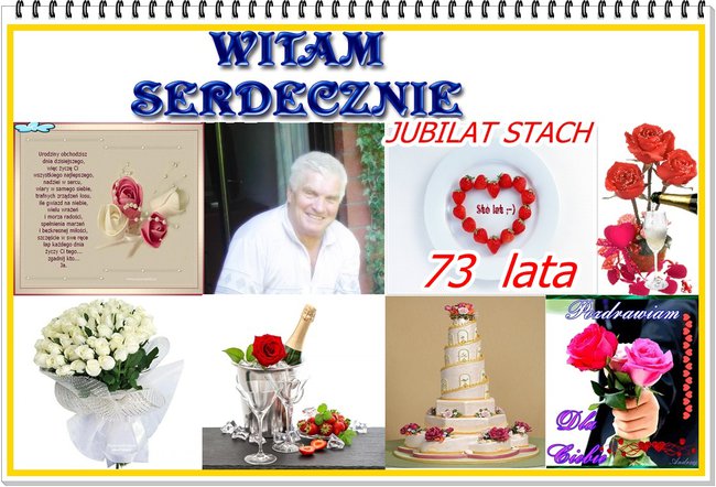 WITAM CIE STACHU URODZINOWO.