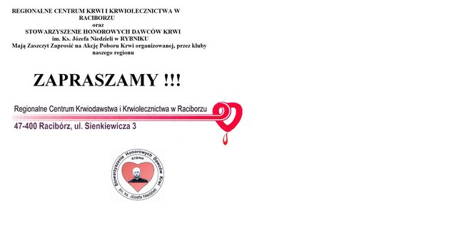 Twoja Krew Moją szansą na życie LISTOPAD 2013