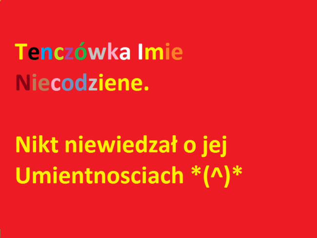 Slajd o Tenczówce :D