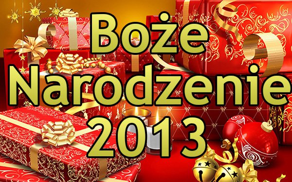 Z OKAZJI ŚWIĄT BOŻEGO NARODZENIA...